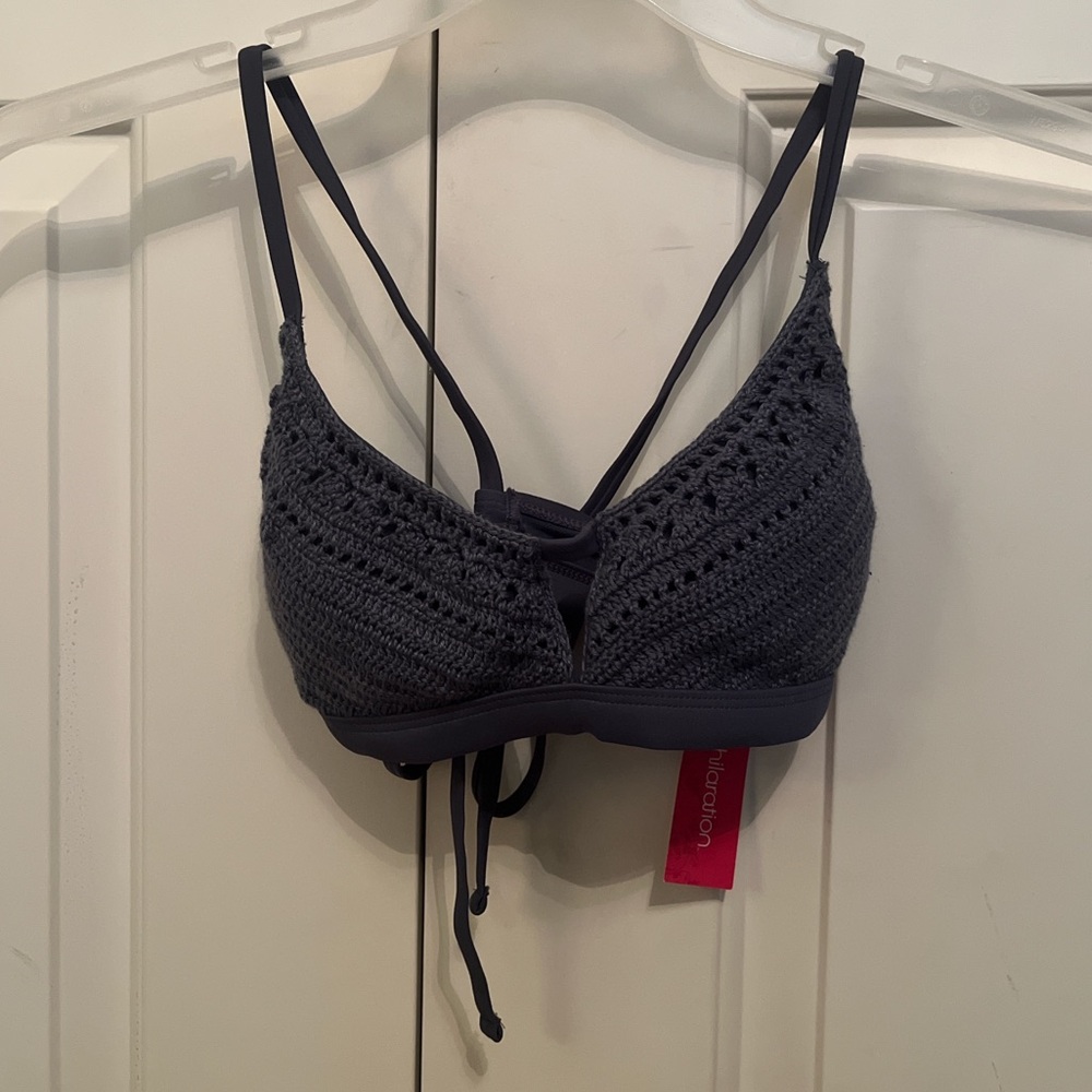 New with tags Xhiliration crochet bikini set